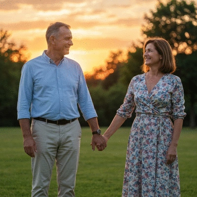 Happy parents looking at their baby sleeping peacefully in a co-sleeper bassinet